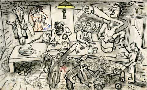 Tegning: Ole Sporring